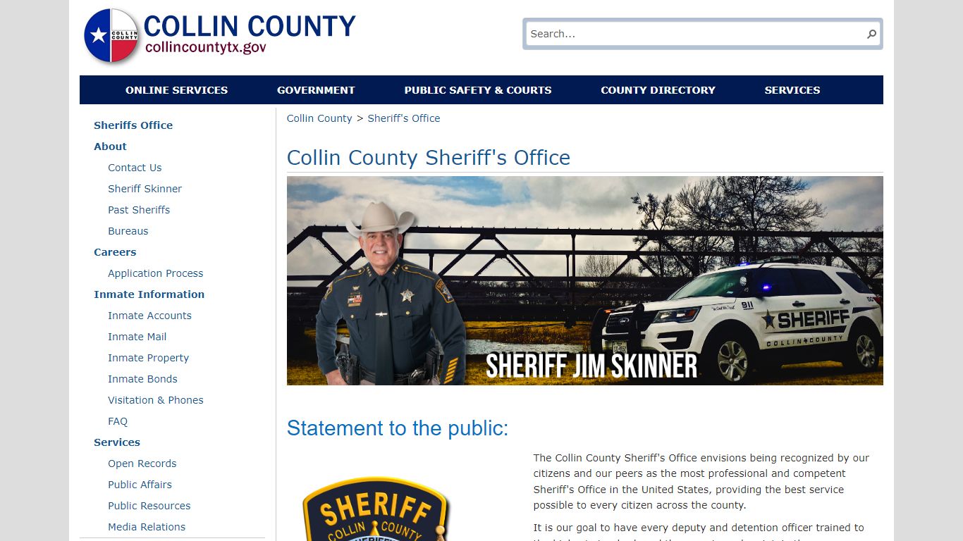 Collin County Sheriff's Office | McKinney, TX 75071
